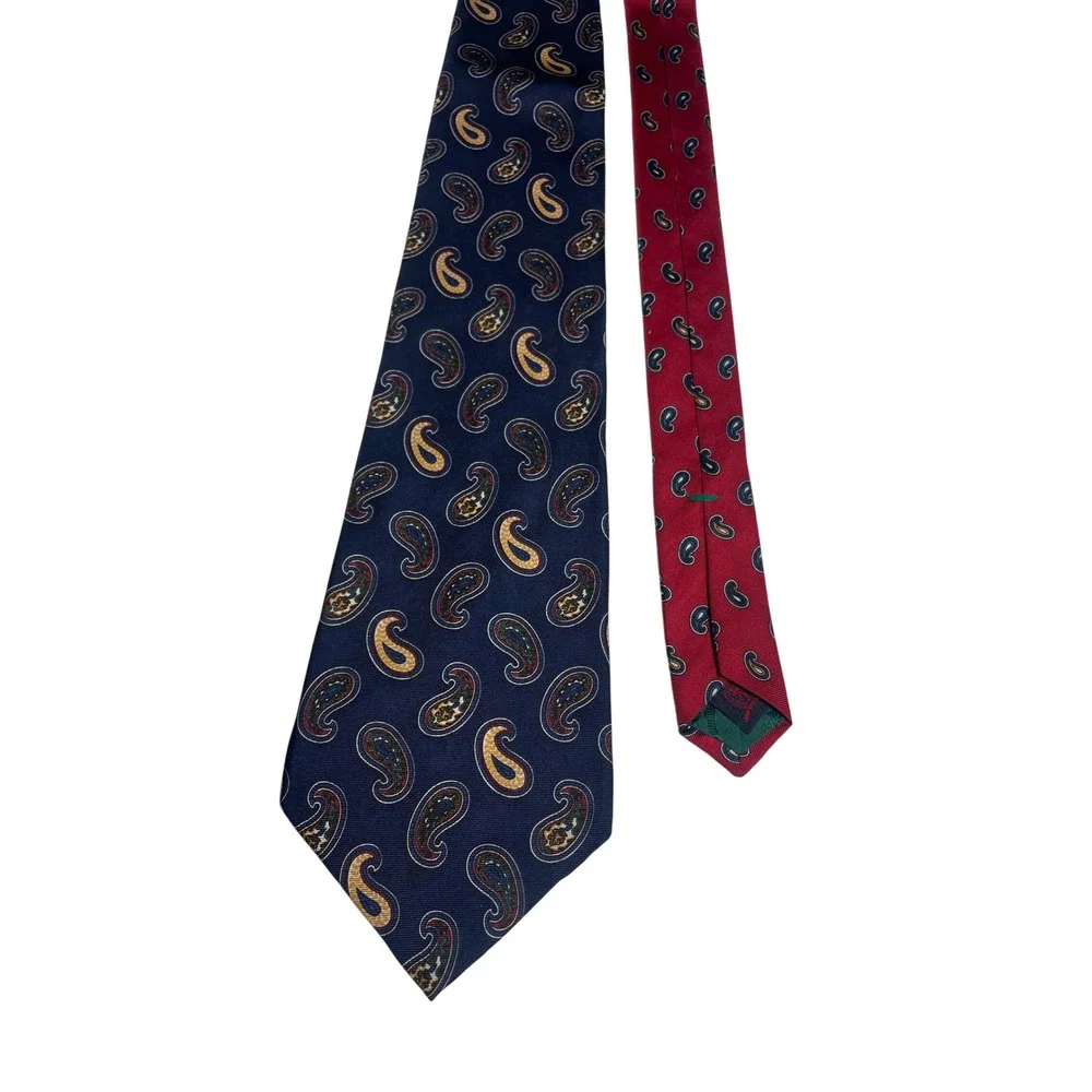 Vintage Tommy Hilfiger Silk Paisley Neck Tie